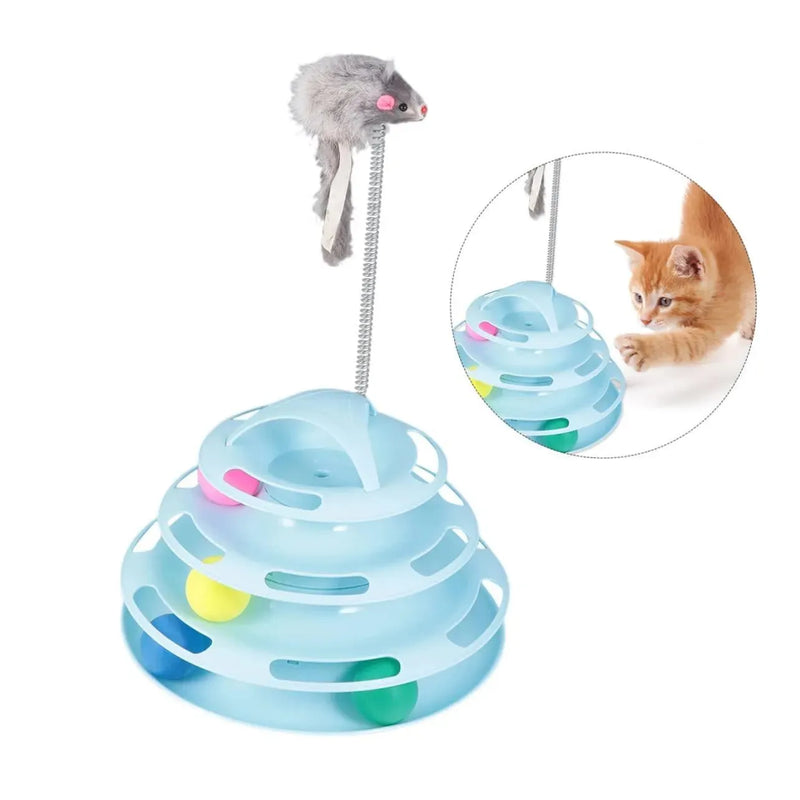 Torre de brinquedo para gatos com 3/4 níveis - Patas D'Luxo