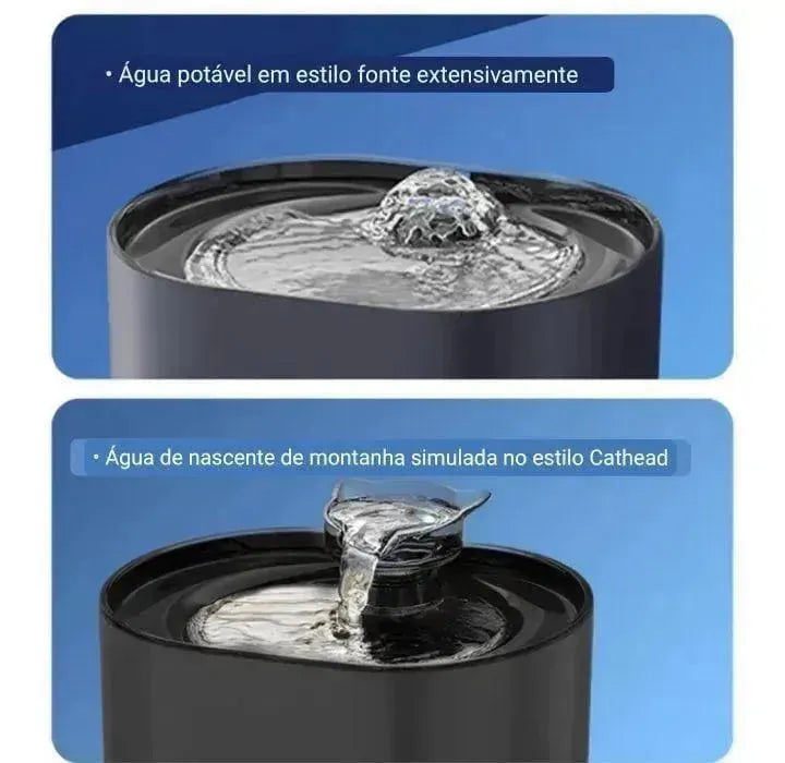 Bebedouro automático para gatos - Patas D'Luxo