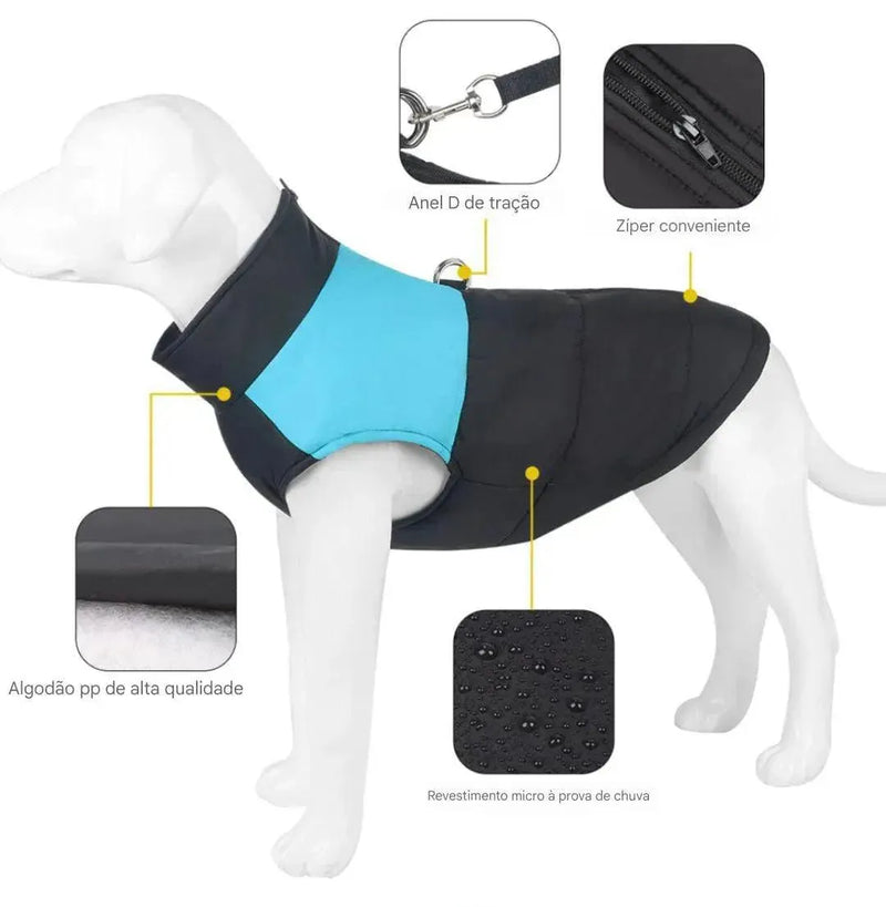 casaco pet para inverno - Patas D'Luxo